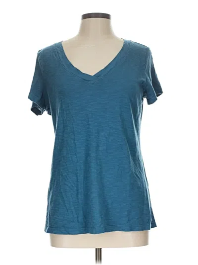 Pre-owned Felina Short Sleeve T-shirt In Teal