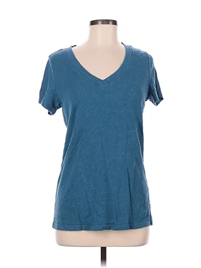 Pre-owned Felina Short Sleeve T-shirt In Teal