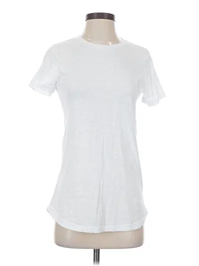 Pre-owned Felina Short Sleeve T-shirt In White