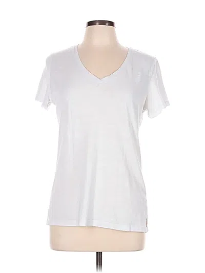 Pre-owned Felina Short Sleeve T-shirt In White