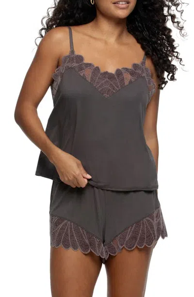 Felina Sienna Cami Short Pajamas In Shale