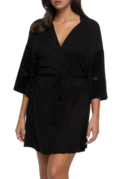 Felina Sienna Robe In Black