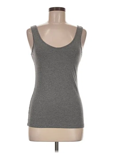 Pre-owned Felina Sleeveless Top Gray Scoop Neck Tops