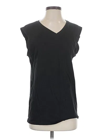 Pre-owned Felina Sleeveless T-shirt In Black