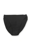 Felina 'so Smooth' High Cut Panties In Black
