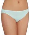 Felina Sublime Hi Cut Brief Panty In Icy Mint In Multi