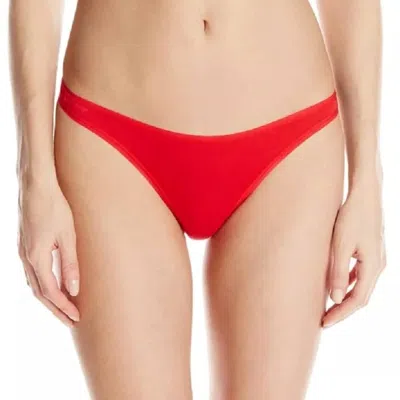 Felina Sublime Thong In True Red In Multi