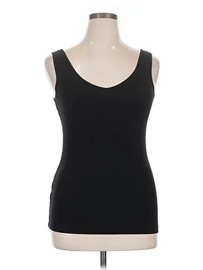 Pre-owned Felina Tank Top Black Strapless Neckline Tops