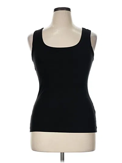 Pre-owned Felina Tank Top Black Strapless Neckline Tops