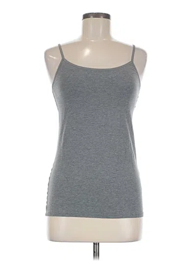 Pre-owned Felina Tank Top Gray Halter Neckline Tops