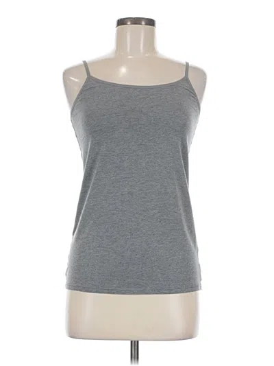 Pre-owned Felina Tank Top Gray Halter Neckline Tops