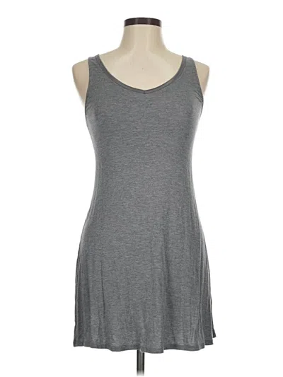 Pre-owned Felina Tank Top Gray Halter Neckline Tops