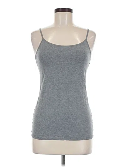 Pre-owned Felina Tank Top Gray Halter Neckline Tops