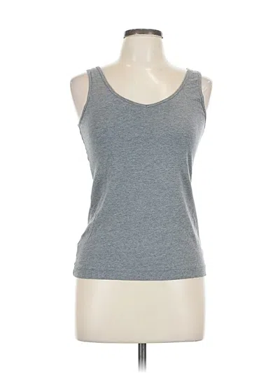 Pre-owned Felina Tank Top Gray Strapless Neckline Tops