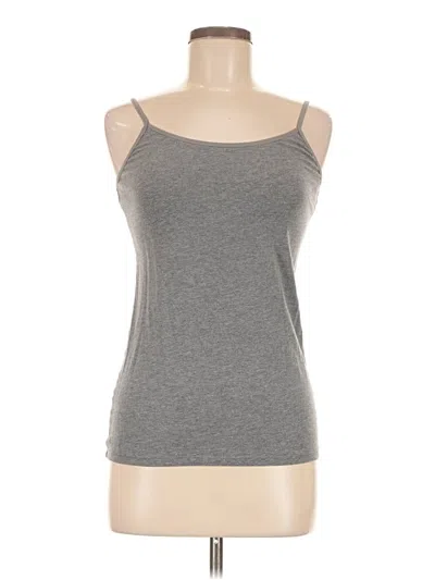 Pre-owned Felina Tank Top Gray Strapless Neckline Tops