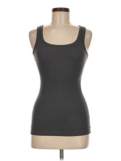 Pre-owned Felina Tank Top Gray Strapless Neckline Tops