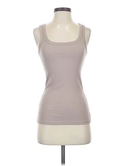 Pre-owned Felina Tank Top Gray Strapless Neckline Tops