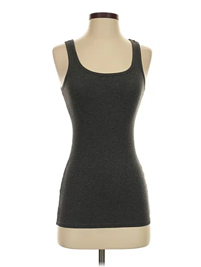 Pre-owned Felina Tank Top Gray Strapless Neckline Tops