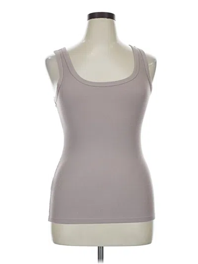 Pre-owned Felina Tank Top Gray Strapless Neckline Tops
