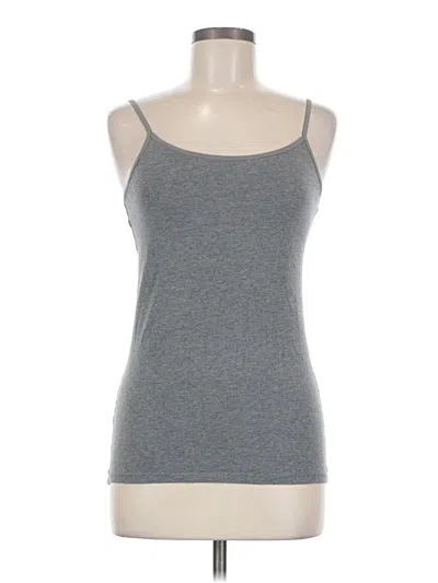 Pre-owned Felina Tank Top Gray Strapless Neckline Tops