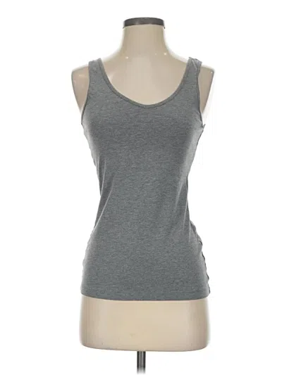 Pre-owned Felina Tank Top Gray Strapless Neckline Tops