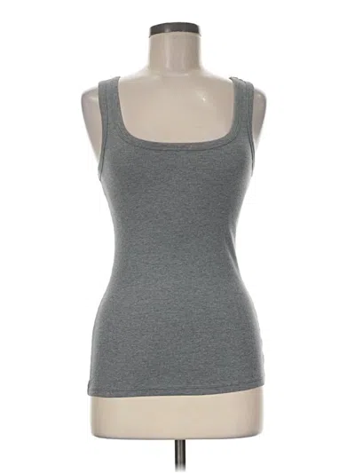Pre-owned Felina Tank Top Gray Sweetheart Neckline Tops