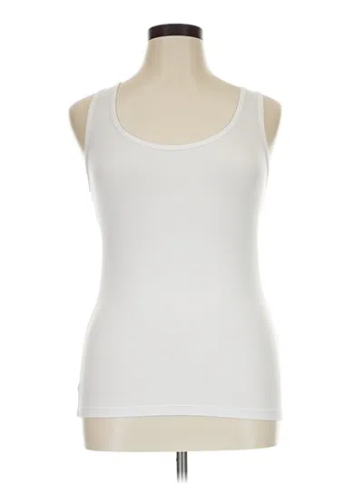 Pre-owned Felina Tank Top Ivory Strapless Neckline Tops