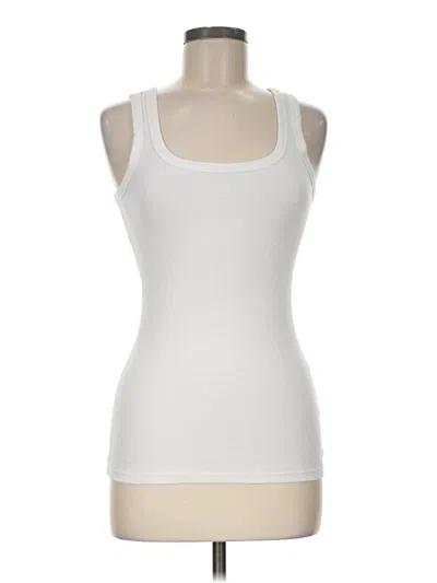 Pre-owned Felina Tank Top Ivory Strapless Neckline Tops