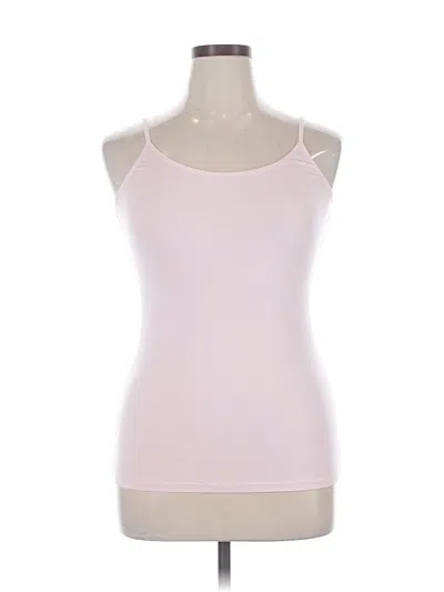 Pre-owned Felina Tank Top Pink Halter Neckline Tops