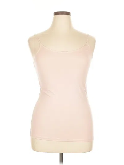 Pre-owned Felina Tank Top Pink Strapless Neckline Tops