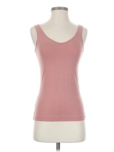 Pre-owned Felina Tank Top Pink Strapless Neckline Tops
