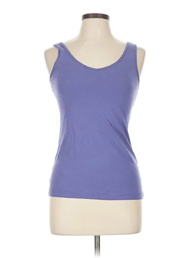 Pre-owned Felina Tank Top Purple Strapless Neckline Tops