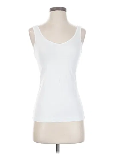 Pre-owned Felina Tank Top White Strapless Neckline Tops