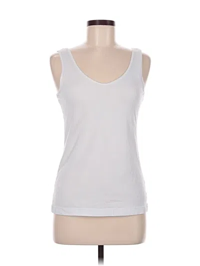 Pre-owned Felina Tank Top White Strapless Neckline Tops