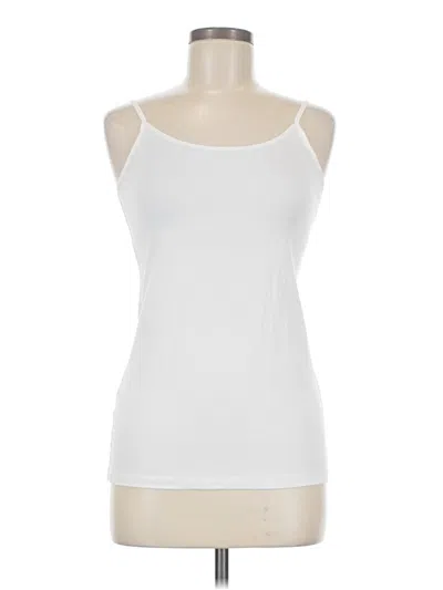 Pre-owned Felina Tank Top White Strapless Neckline Tops