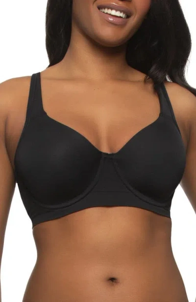 Felina Utopia Full Cover Contour Underwire Bra In Black