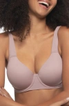 Felina Utopia Underwire Full Coverage Contour Bra In Pink
