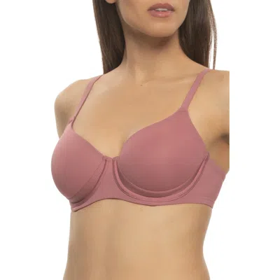 Felina Versafit Underwire Contour Bra In Pink