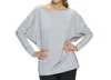 Felina Women's City Terry Poncho In Heather Grey In Grey