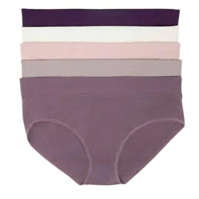 Felina Women's Cotton Stretch Hipster, 5-pack In Multicolor