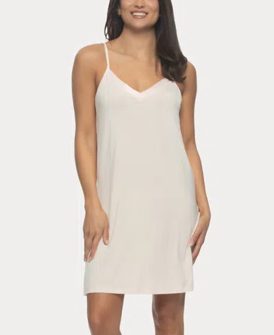 FELINA WOMEN'S ELYSEES SLEEVELESS SATIN V-NECK CHEMISE