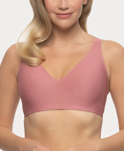 Felina Women's Hint Of Skin Wire Free T-shirt Bra In Rose