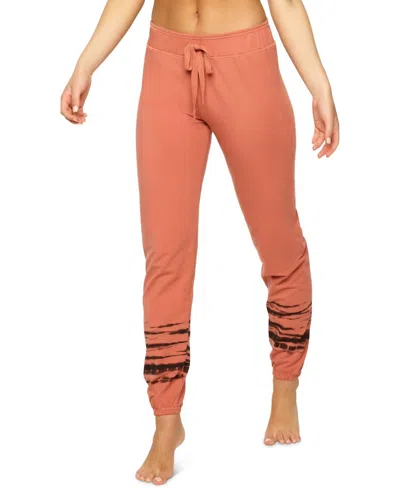Felina Women's Lassen Terry Sweatpants In Clay In Pink