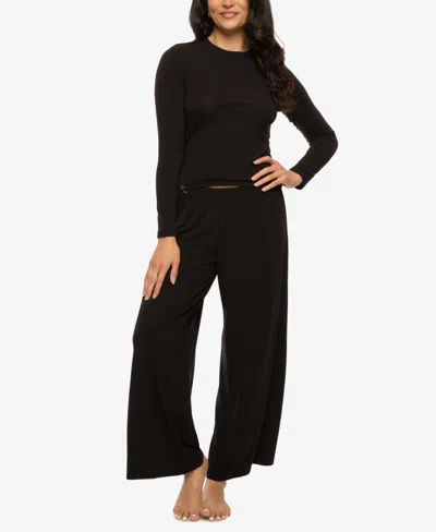 Felina Lena Pajamas In Black