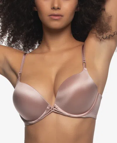 Felina Women's Luscious Sleek Satin Push Up Bra In Pink