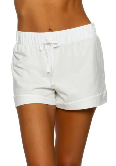 Felina Women's Organic Cotton Shorts In White