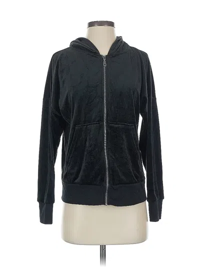 Pre-owned Felina Zip Up Hoodie In Black