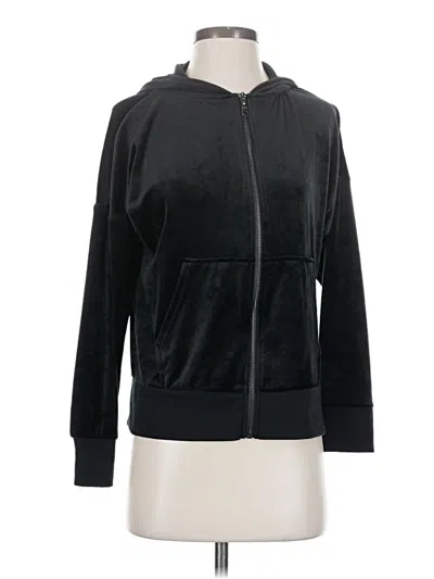 Pre-owned Felina Zip Up Hoodie In Black