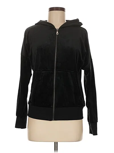 Pre-owned Felina Zip Up Hoodie In Black