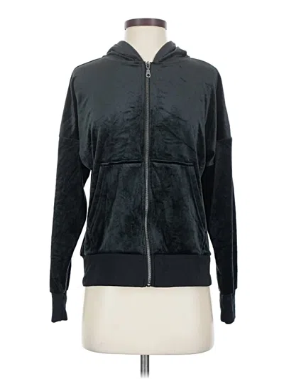 Pre-owned Felina Zip Up Hoodie In Black